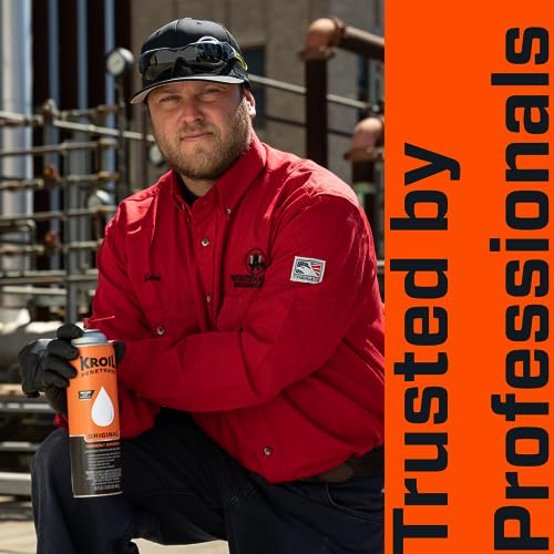 Kroil Original Penetrating Oil (Aerosol Spray-13oz Can-Single) | Penetrant for Rusted Bolts, Metal, Hinges, Chains, Moving Parts