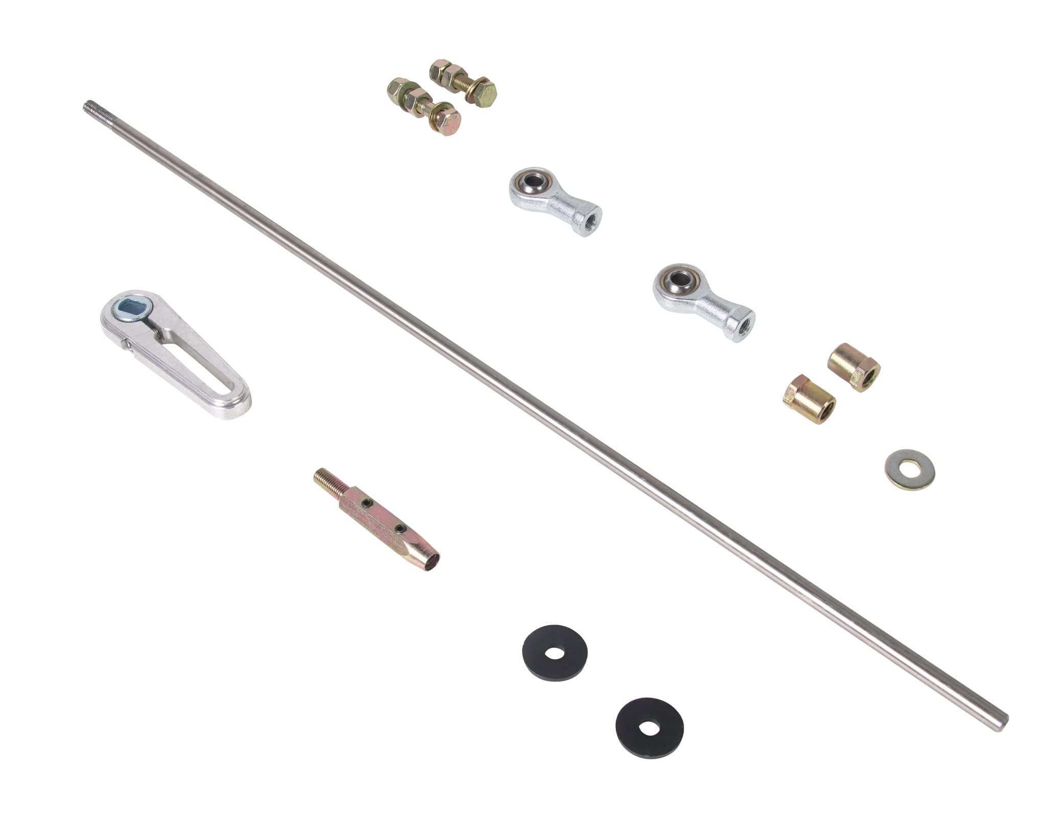 MIKODA Billet Aluminum Shift Transmission Column Linkage Kit Compatible with GM TH200, TH350, TH400, 4L60, 4L60E, 4L80E, TH700R4