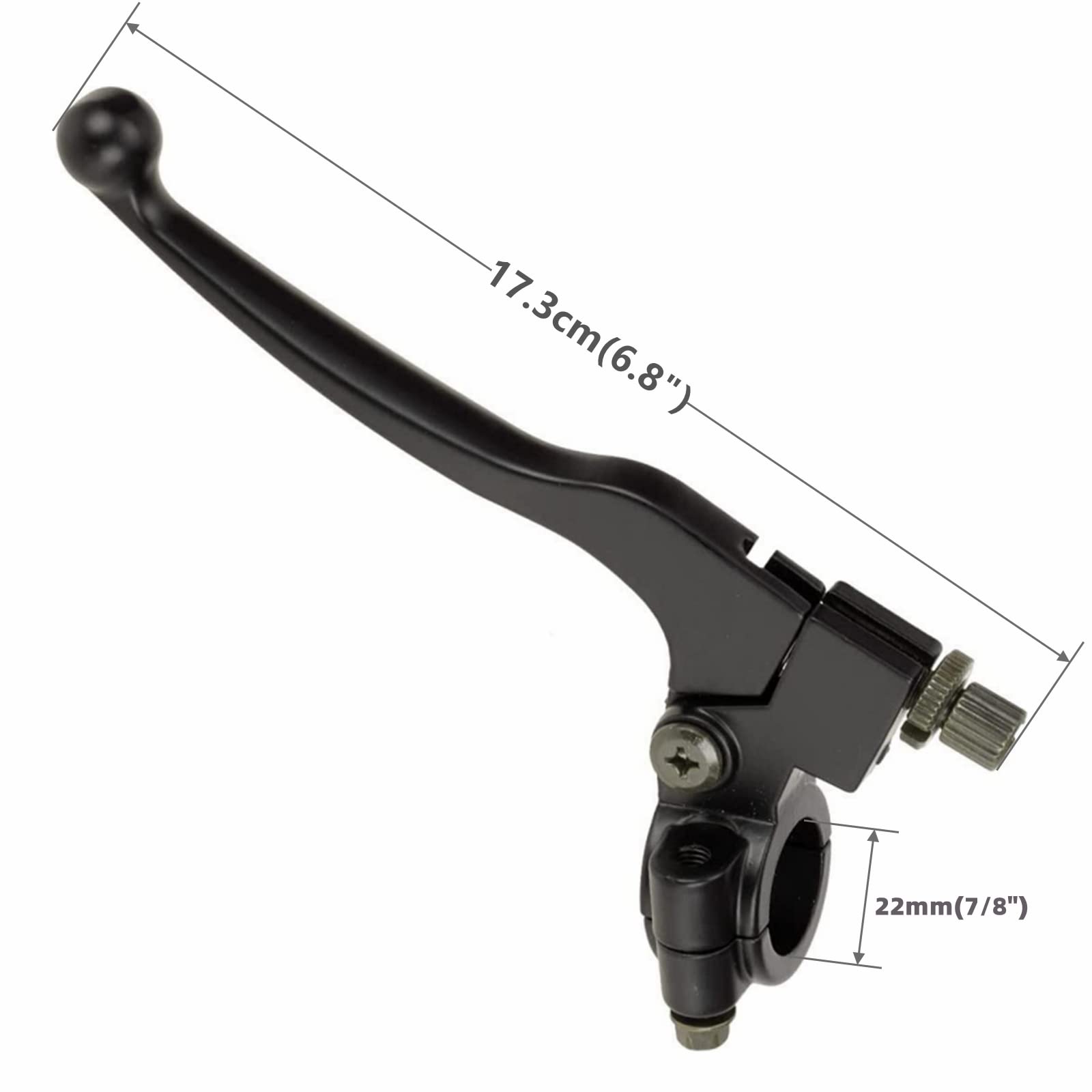 Swagnaz Mini Bike Brake Lever Left Brake Clutch for Coleman CT200U CT200U-EX BT200X MB165 MB200 Motorcycle Dirt Mini Baja Bike P