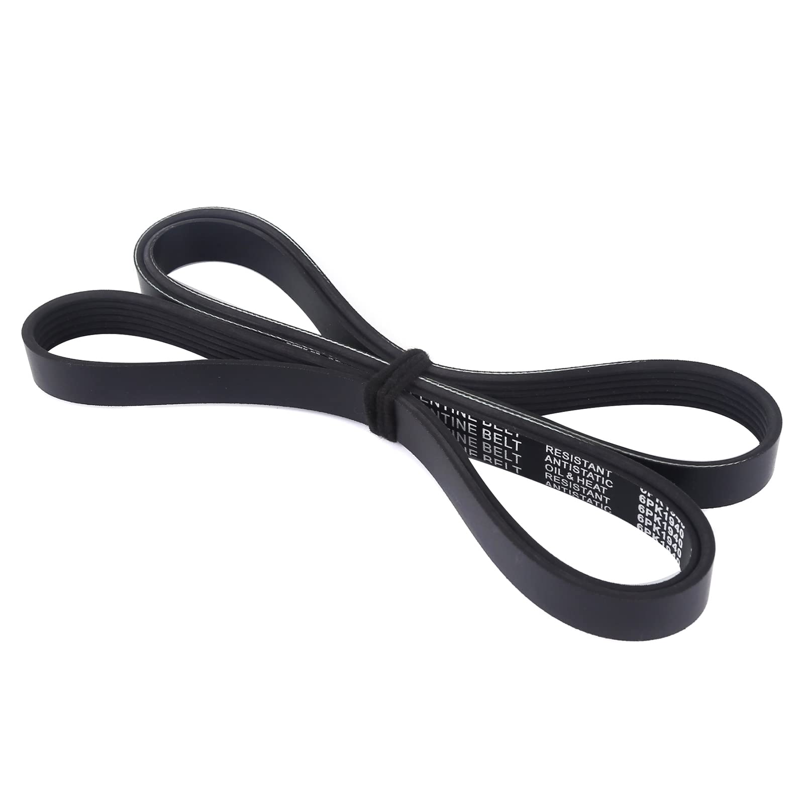 MOCA 6PK1940 EPDM Serpentine Belt 00-05 for Toyota Celica 1.8L & 11-13 Chevy Caprice 6.0L & 18-19 Land Rover Range Rover Velar 3