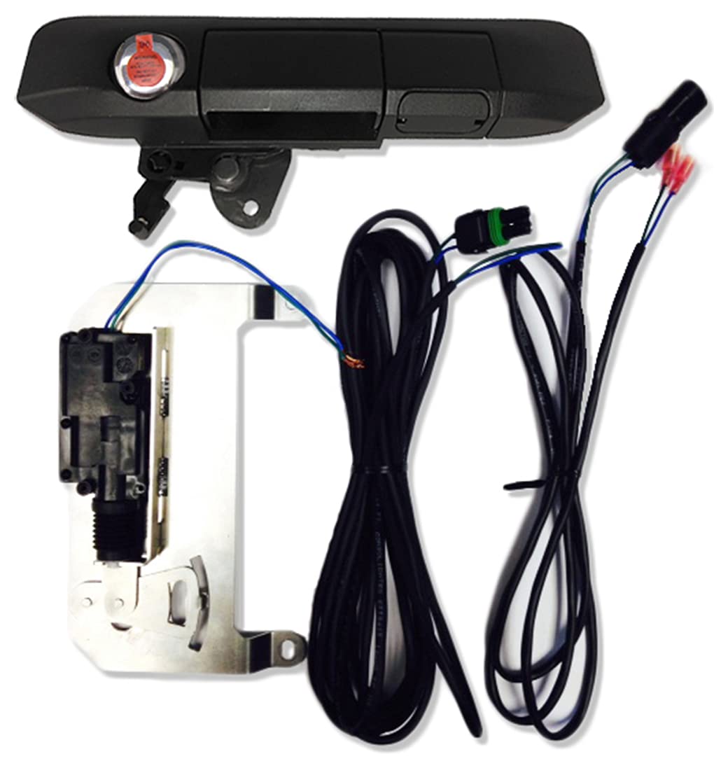 Pop & Lock - Power Tailgate Smart Lock Combo with Bolt Technology for Toyota Tacoma, Fits 2005 to 2015 Models (OEM Color Black, 