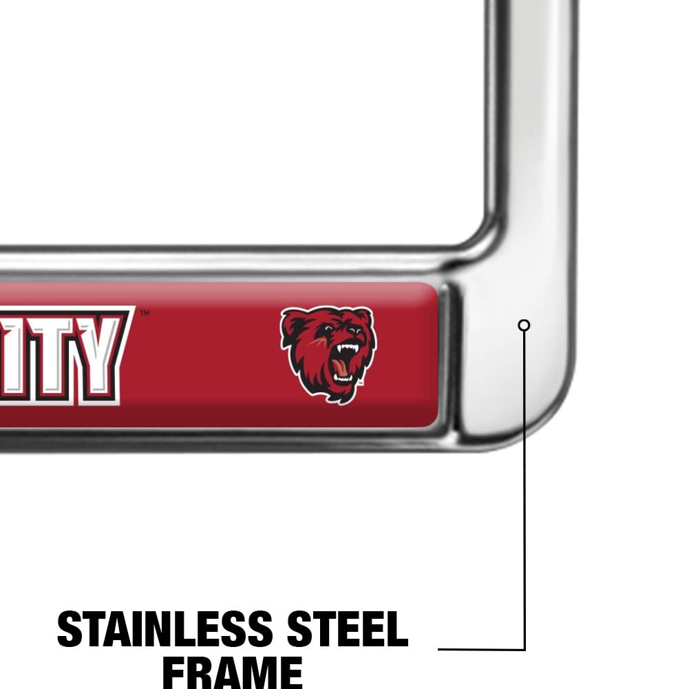 Bridgewater State Alumni Logo Full Size Standard License Plate Metal Frame