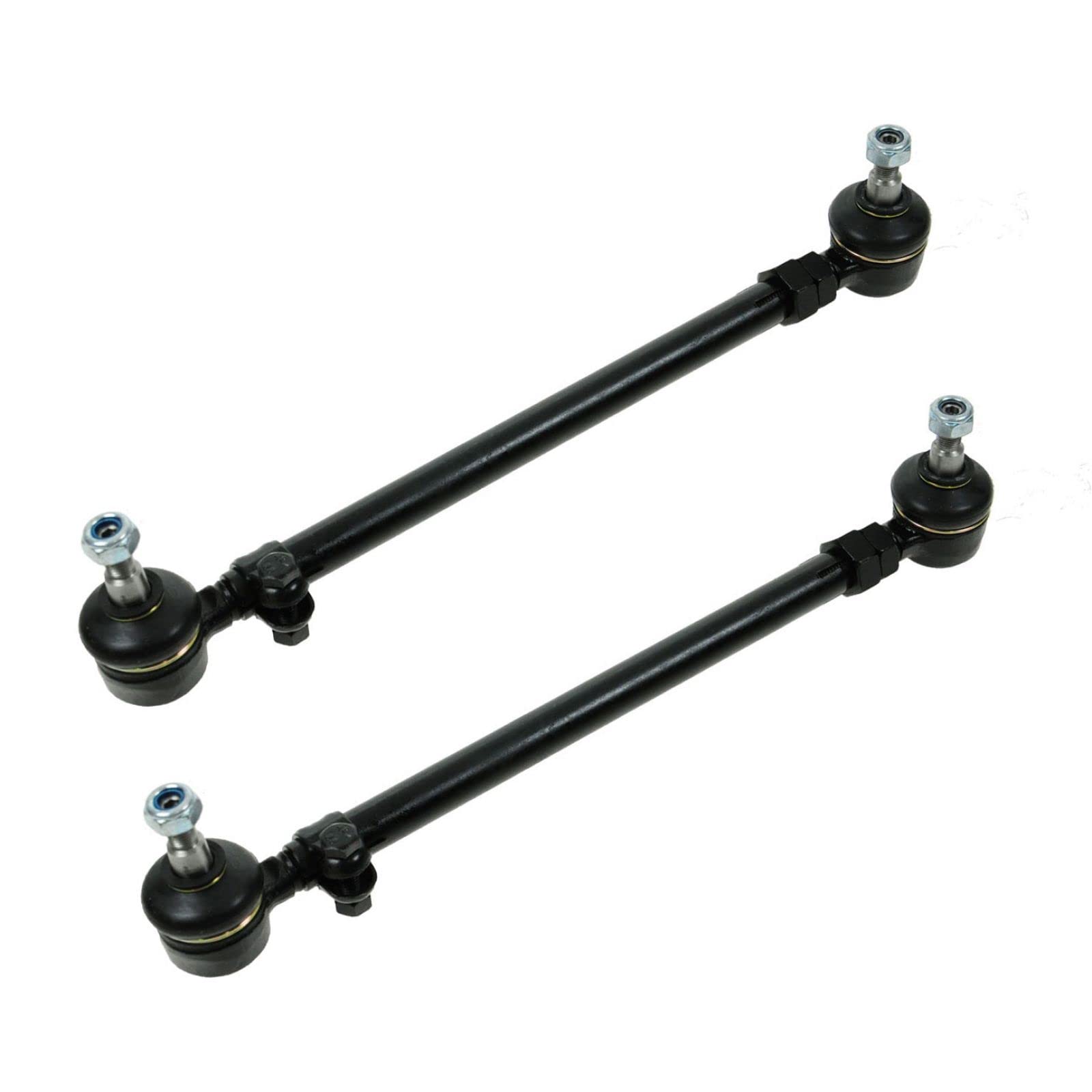Trq Front Inner And Outer Tie Rod Set Compatible With 1977-1983 Mercedes-Benz 240D 1978-1981 280Ce 1977-1981 280E 1978-1985 300C