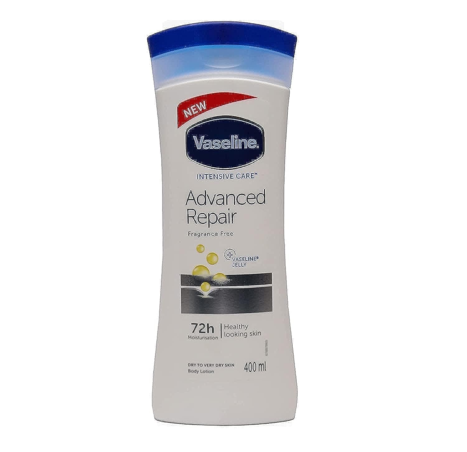 Vaseline Intensive Care Advanced Repair Fragrance Free Body Lotion 400 mL wit.-New
