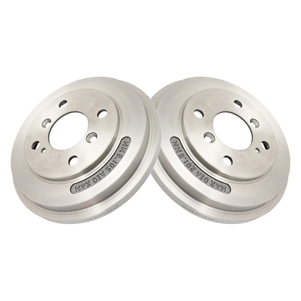 Trq Rear Brake Drum Lh Rh Kit Pair Set Of 2 For Ford Fiesta New