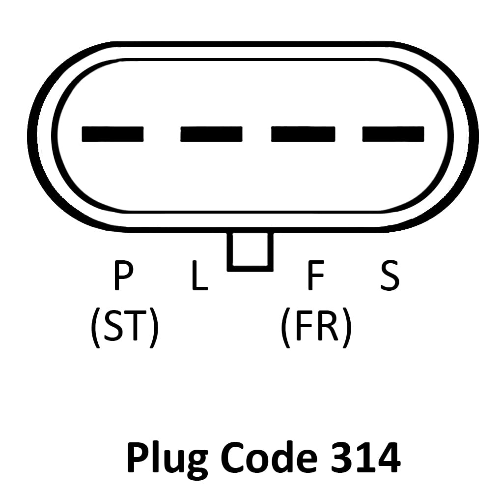 Oeg Parts New Alternator High Output 255 Amp Compatible With Chevy Chevrolet C Silverado Truck Van Isuzu Hummer Saab 6.0L 6.6L 8