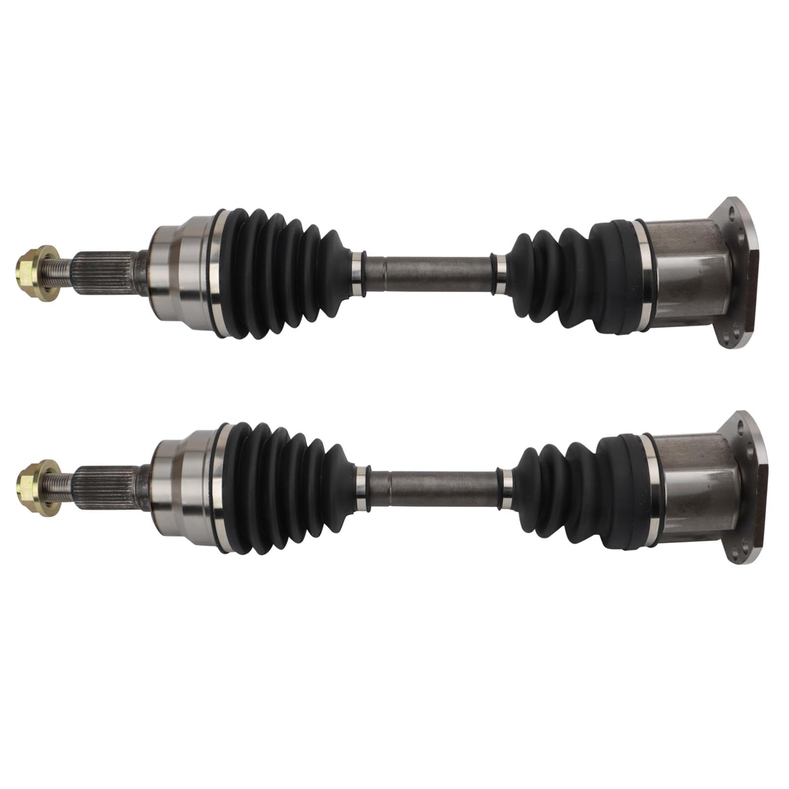 TRQ Front CV Axle Shaft Assembly Set Compatible with 2003-2014 Chevrolet Express 1500 2003-2005 Express 2500 GMC Savana 1500 200