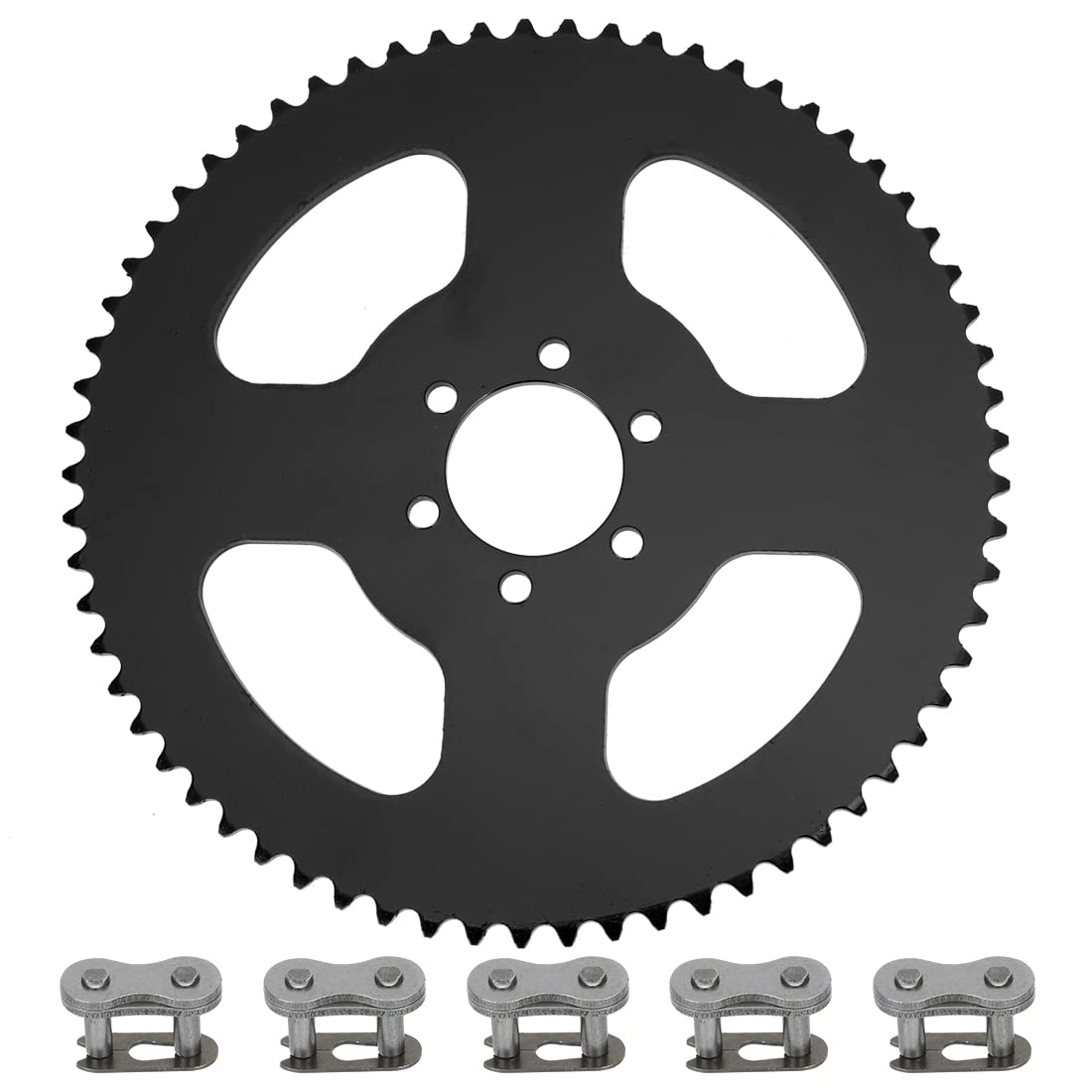 YOXUFA 65 Teeth #35 Chain Rear Sprocket for 97cc 98cc 100cc 2.5hp Coleman CT100U Trail CC100X CK100 Baja Doodle Bug Blitz Dirt B