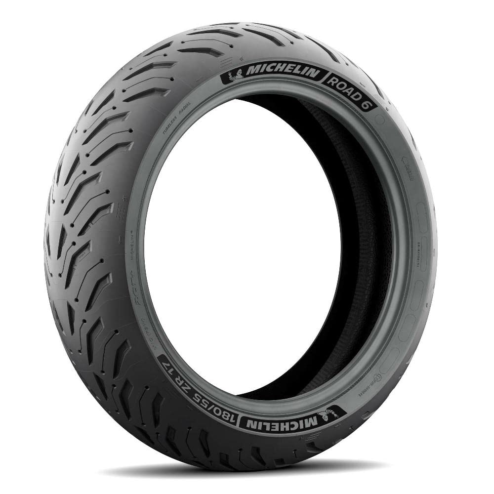 Michelin Road 6 Rear Tire (180/55Zr-17), Black