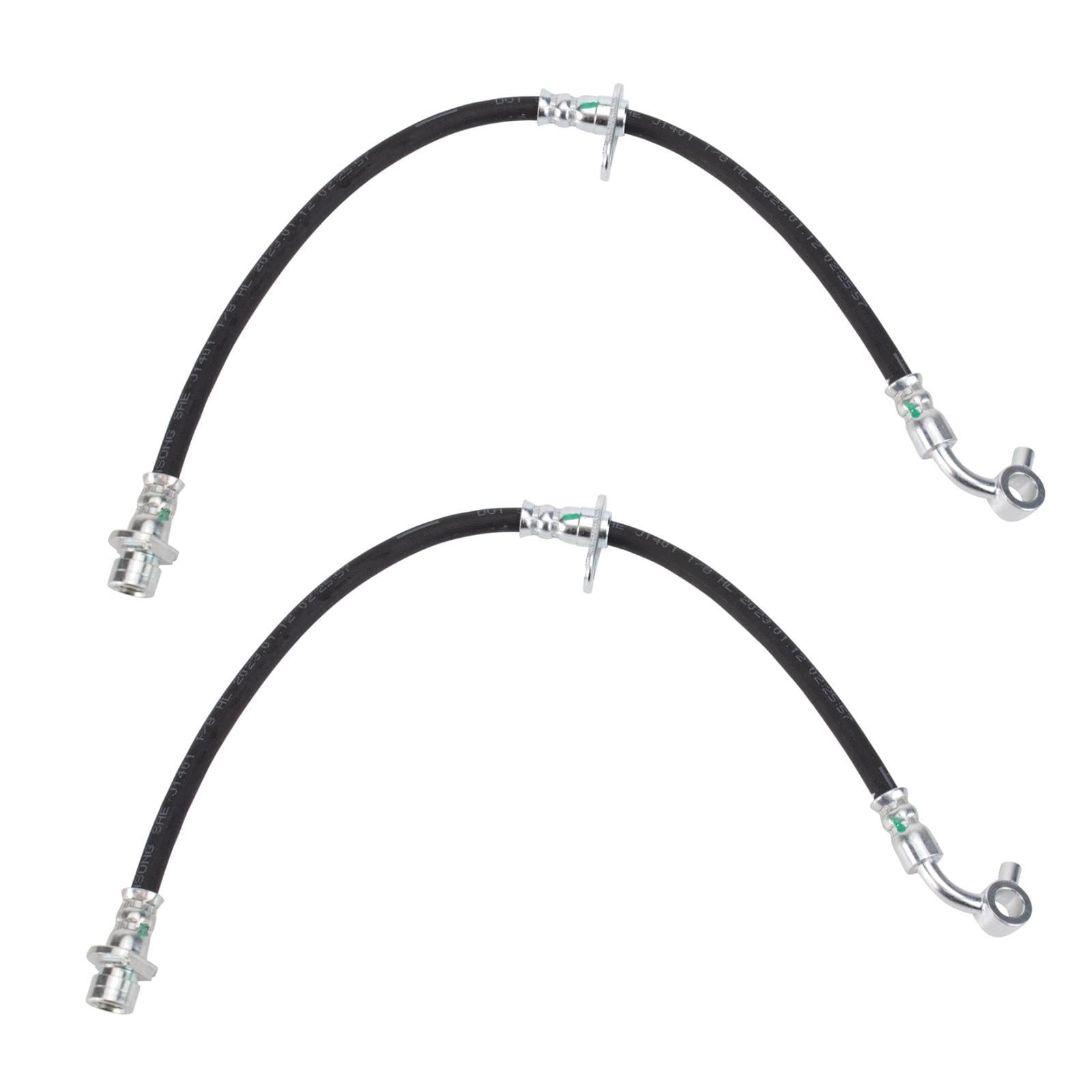 Trq Rear Brake Hose Set Compatible With 2002-2004 Honda Cr-V