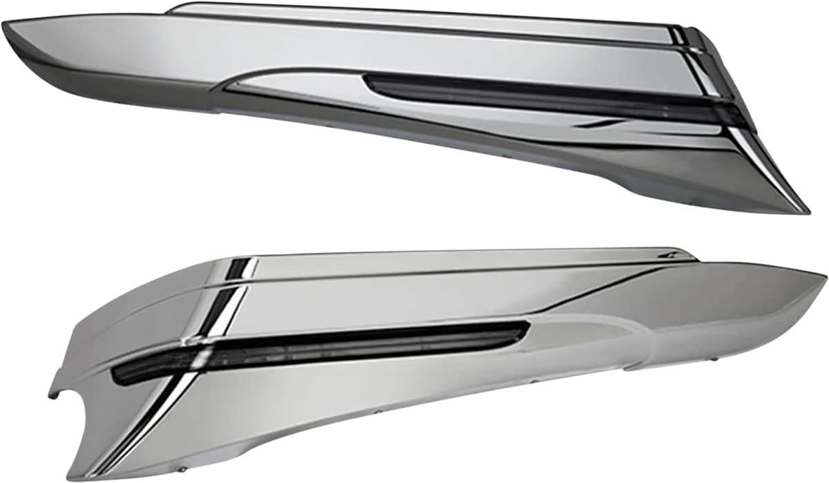 Ciro 40110 Saddlebag Extensions - Chrome