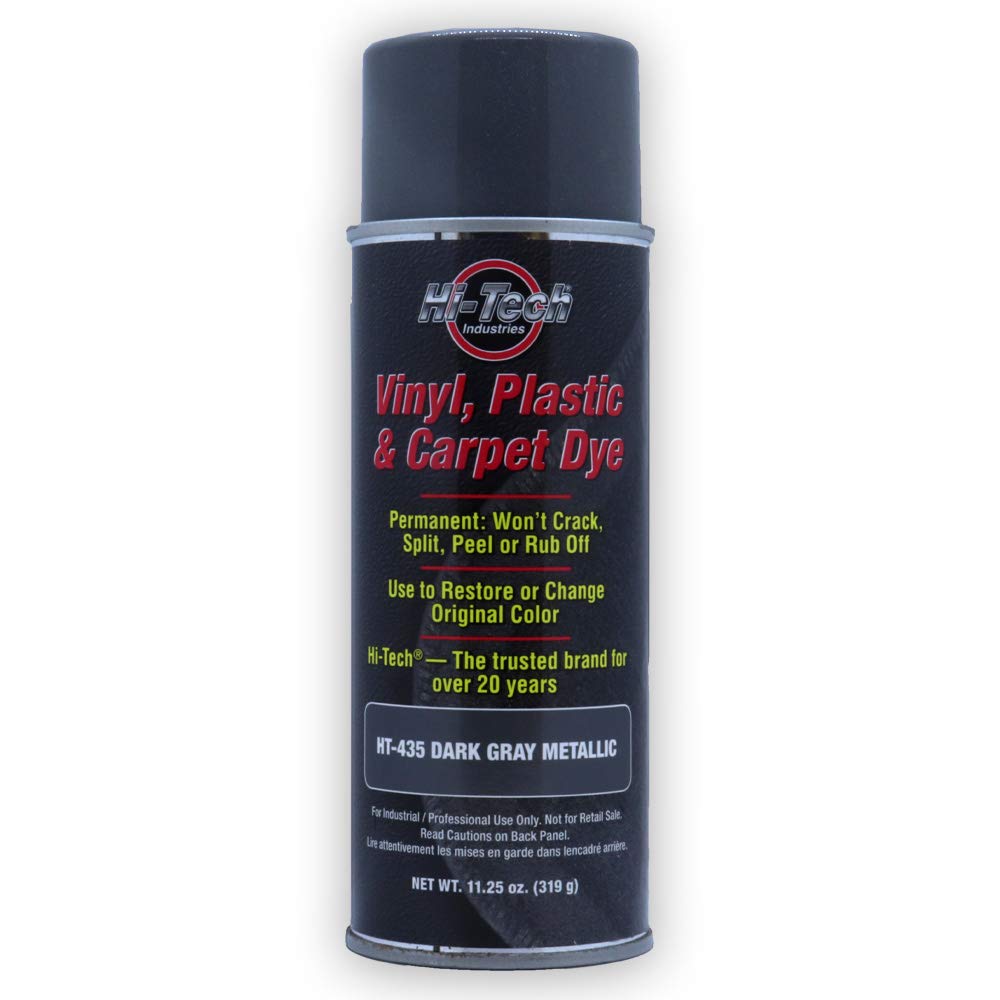Hi-Tech Dark Gray Metallic Vinyl Plastic & Carpet Aerosol Dye