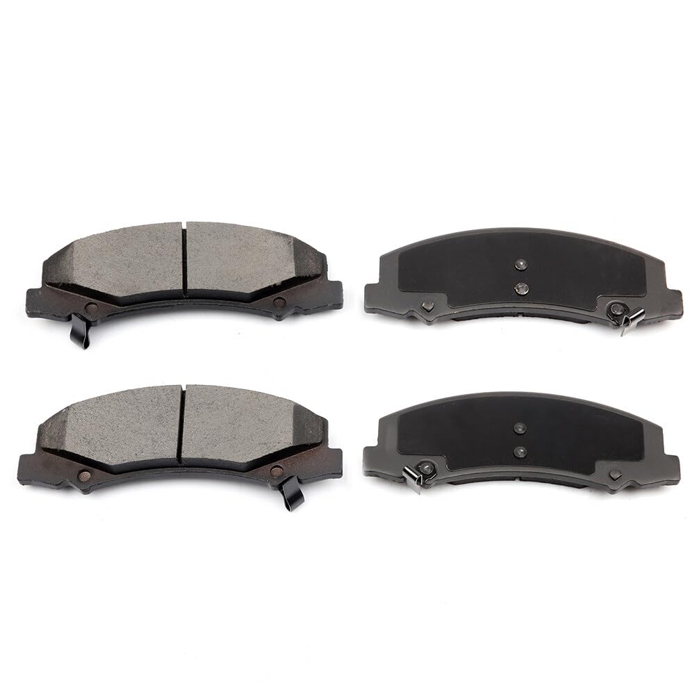 Eccpp D1159-8269 Front Ceramic Disc Brake Pad Set Fit For Buick Allure 2008-2009,For Buick Lacrosse 2008-2009,For Buick Lucerne