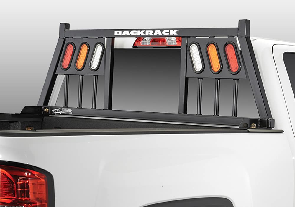 Realtruck Backrack Three Light Rack Frame Only | Black, No Drill | 147Tl | Fits 1999-2025 Ford F-250/F-350/F-450; 2017-2025 Ford
