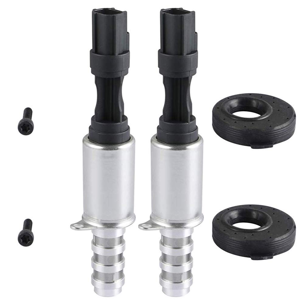 2Pcs Vct Camshaft Variable Valve Timing Solenoid For Ford Expedition Explorer F150 F250 F350 Mustang Lincoln Navigator Mercury Mountaineer 3V 5.4L 4.6L, Replace# 8L3Z-6M280-B With Cam Seals & Screws