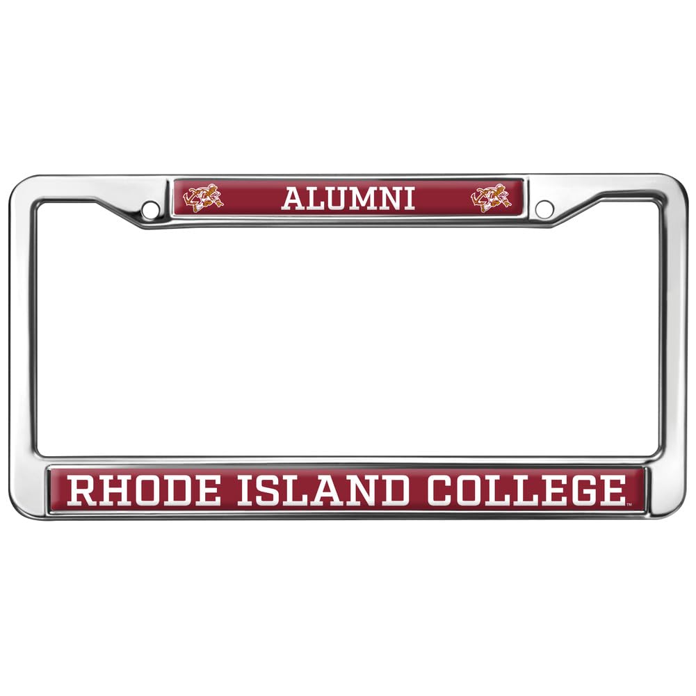 Rhode Island College Alumni Full Size Standard License Plate Metal Frame