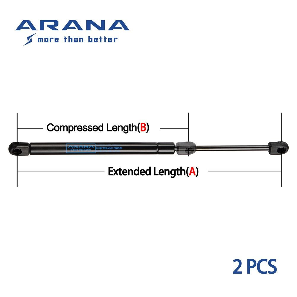 Arana Hood Struts Lift Support Shocks For 2005-2013 Chevrolet Corvette Base/Grand, 2006-2013 Corvette Z06, 2011-2013 Corvette Zr