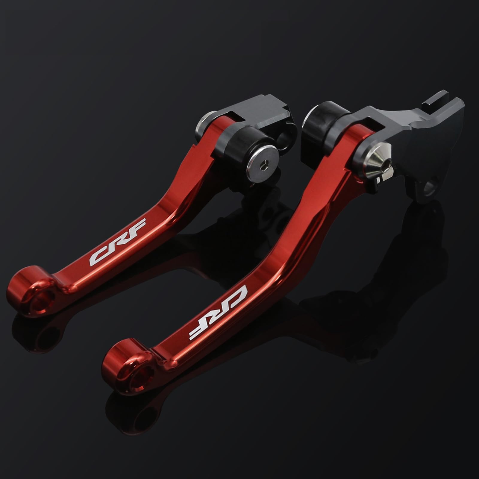 Nicedoll Dirt Bike Clutch Brake Pivot Levers For Crf125F Crf 125 F 125F 2020 2021 2022 2023 2024 Foldable Cnc Red