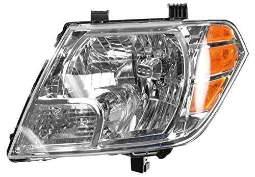 Trq Driver & Passenger Side Headlight Assembly Set Headlights Driver & Passenger Side Compatible With 2009-2021 Nissan Frontier