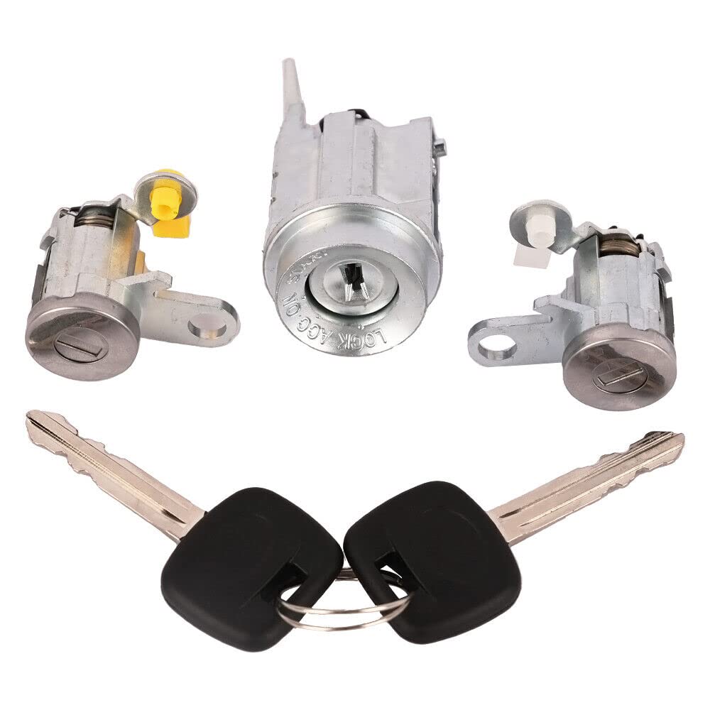 Getfarway Ignition Switch & Door Lock Cylinder Compatible with Toyota Tacoma 1999 2000 2001 2002 2003 2004, Replace 69005-35840,