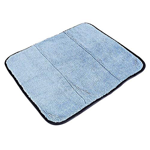 SJT 1X(Car Wash Microfiber Towel Car Cleaning Dry Cloth Car Care Blue Gray T6I5)