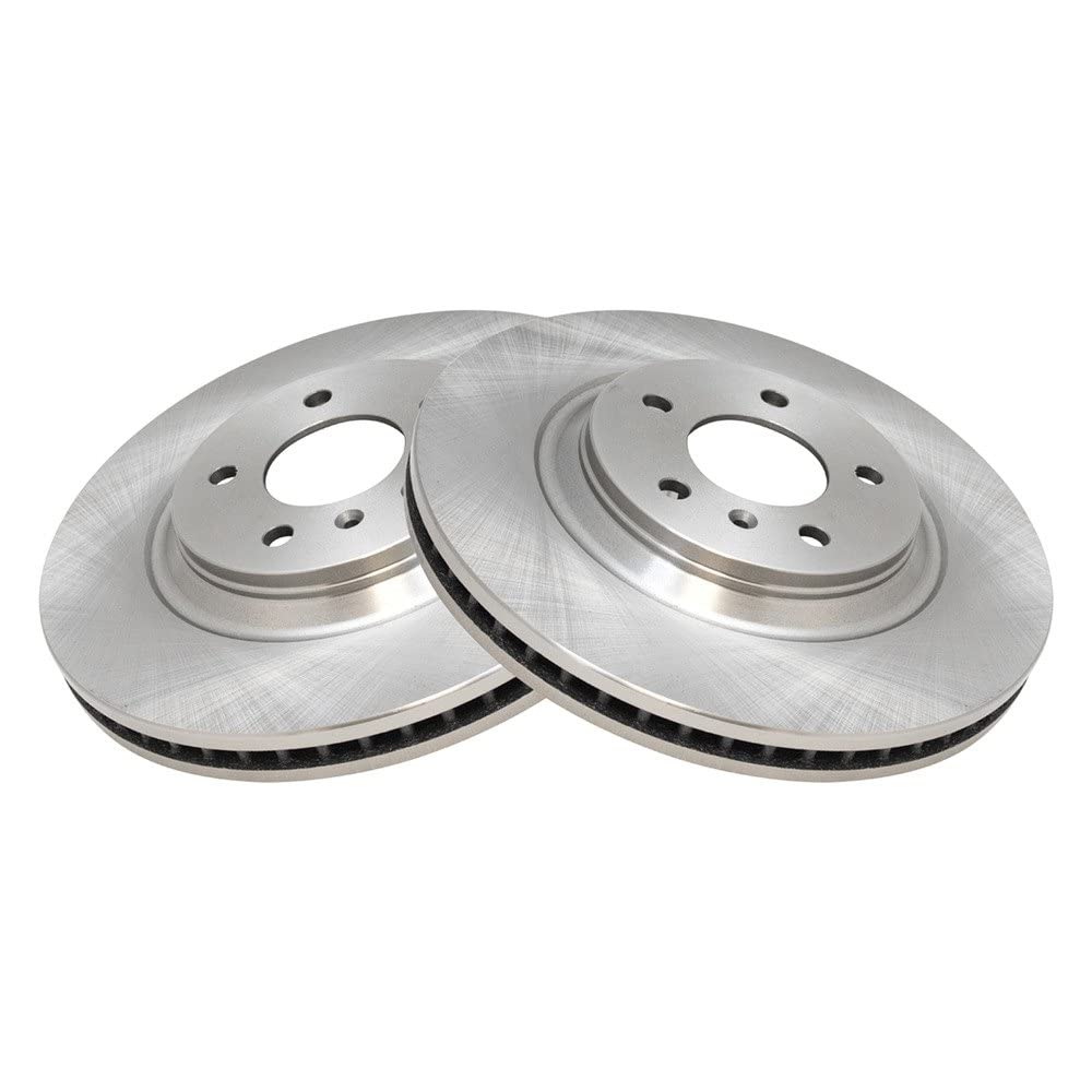 Trq Front Brake Rotors Set Vented Compatible With 2008-2009 Buick Lacrosse 2006-2011 Lucerne Cadillac Dts 2012-2013 Chevrolet Im