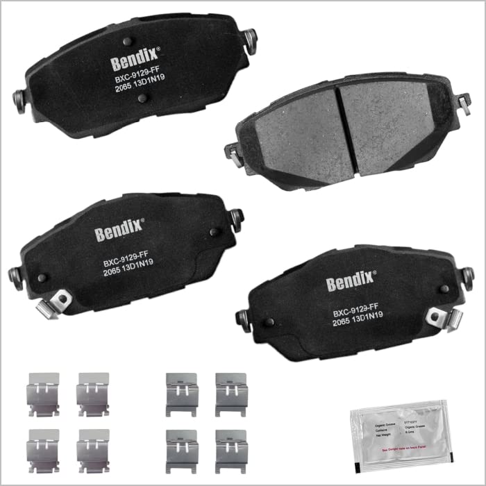 Bendix Priority1 Cfc2065 Ceramic Front Brake Pads Compatible With Toyota C-Hr 2022-2018