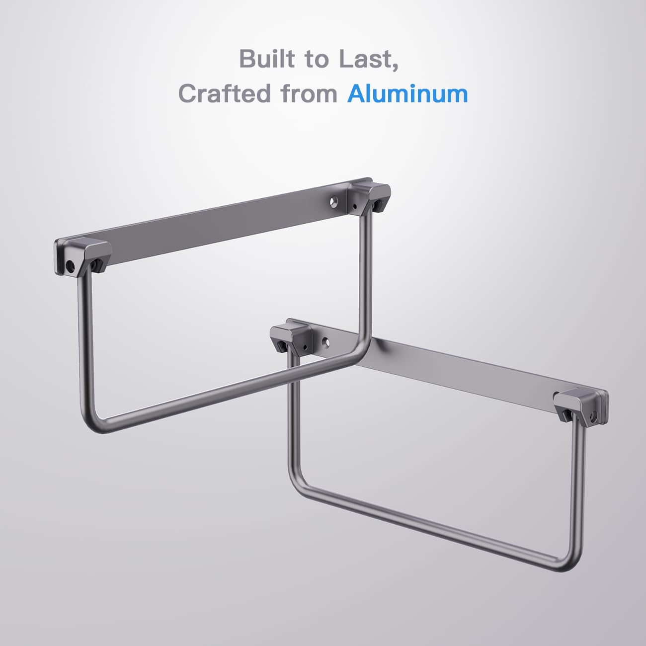 Safoner RV Shoe Storage Solution- Aluminum Camper Shoe Rack, Wall-Mounted Organizer Shelf, Efficient Space-Saving Holder for Var