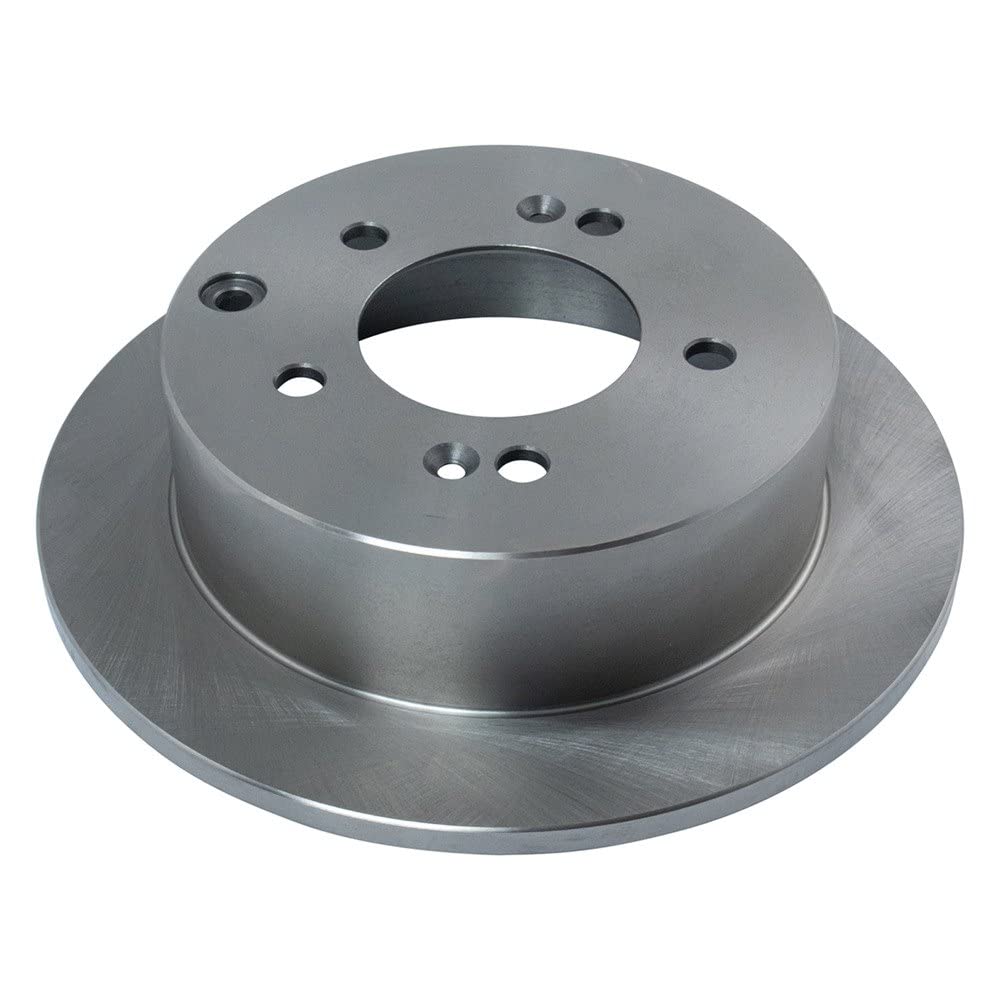 Trq Rear Brake Rotors Set Solid Compatible With 2010-2013 Kia Forte Forte Koup Soul