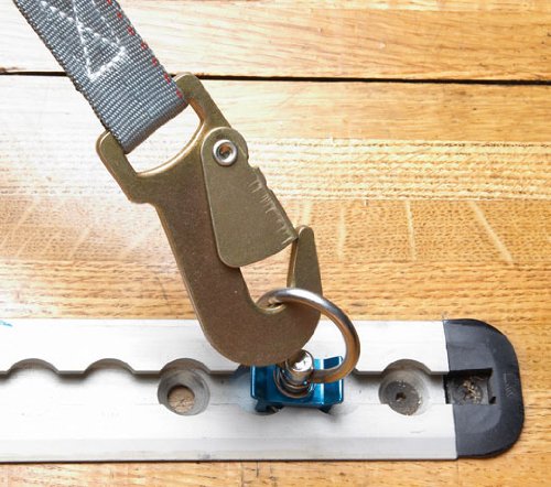 Steadymate 15522 Aluminum Surface Mount L Track Kit With Stud Fitting