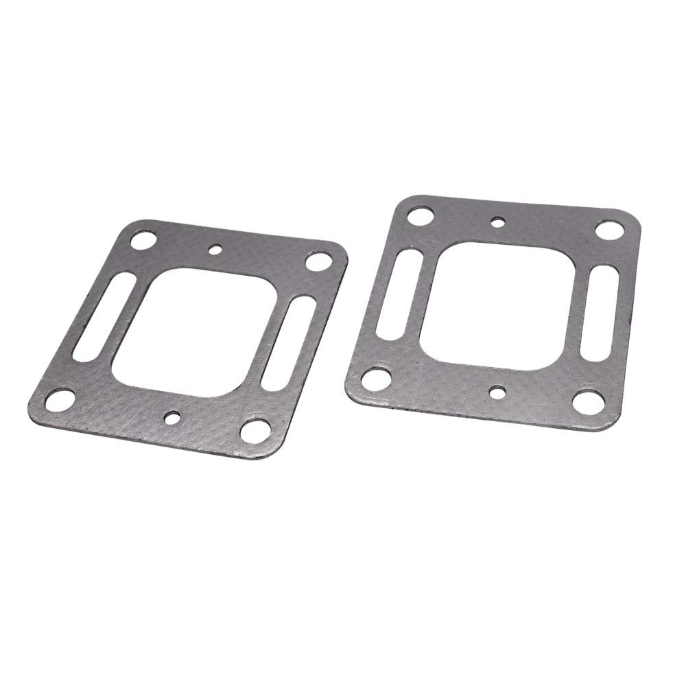 Huthbrother 18-0897 Exhaust Restricted Elbow Risers Gasket For Mercury Mercruiser V6 V8 Bravo 27-863724 27-41813 2 Pack Set