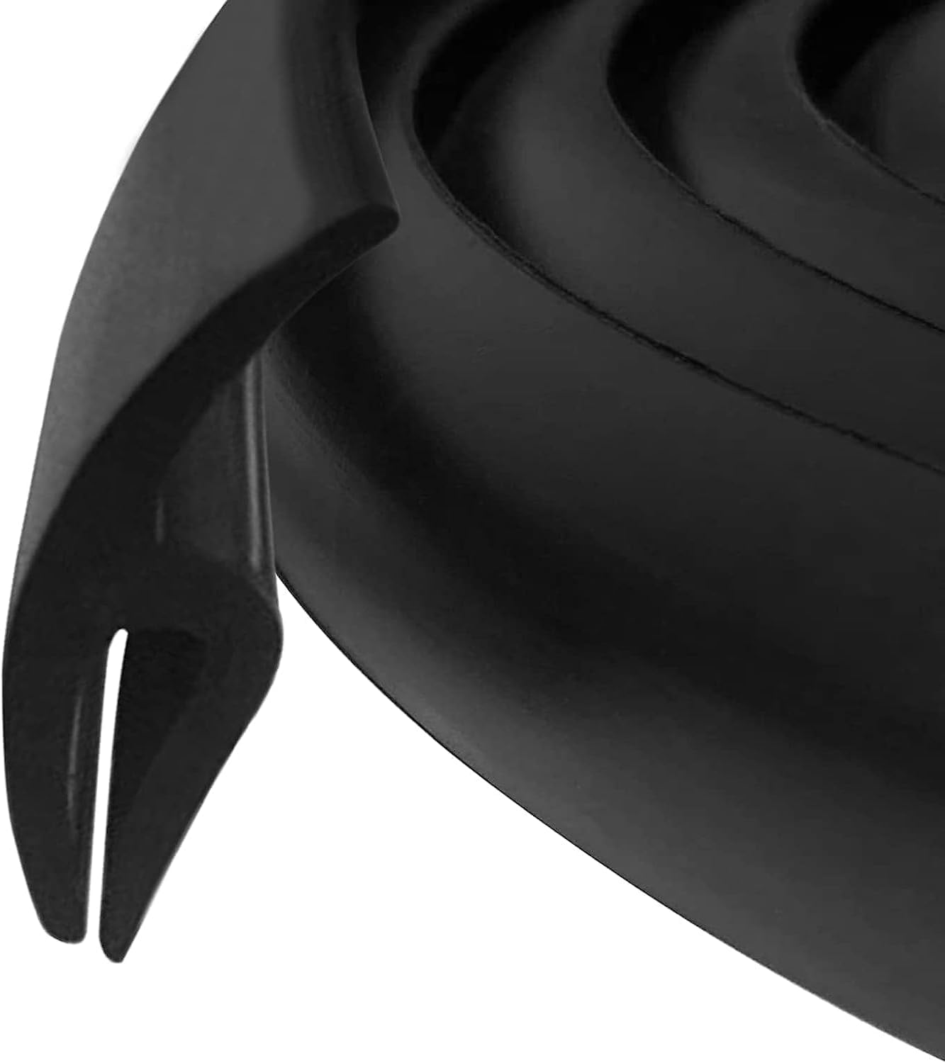 HERCHR Rubber Strip, 1.7M/ 5.6Ft Car Front Windshield Window Seal Strirp Moulding Trim, Black Rubber Seal Car Windshield Window 