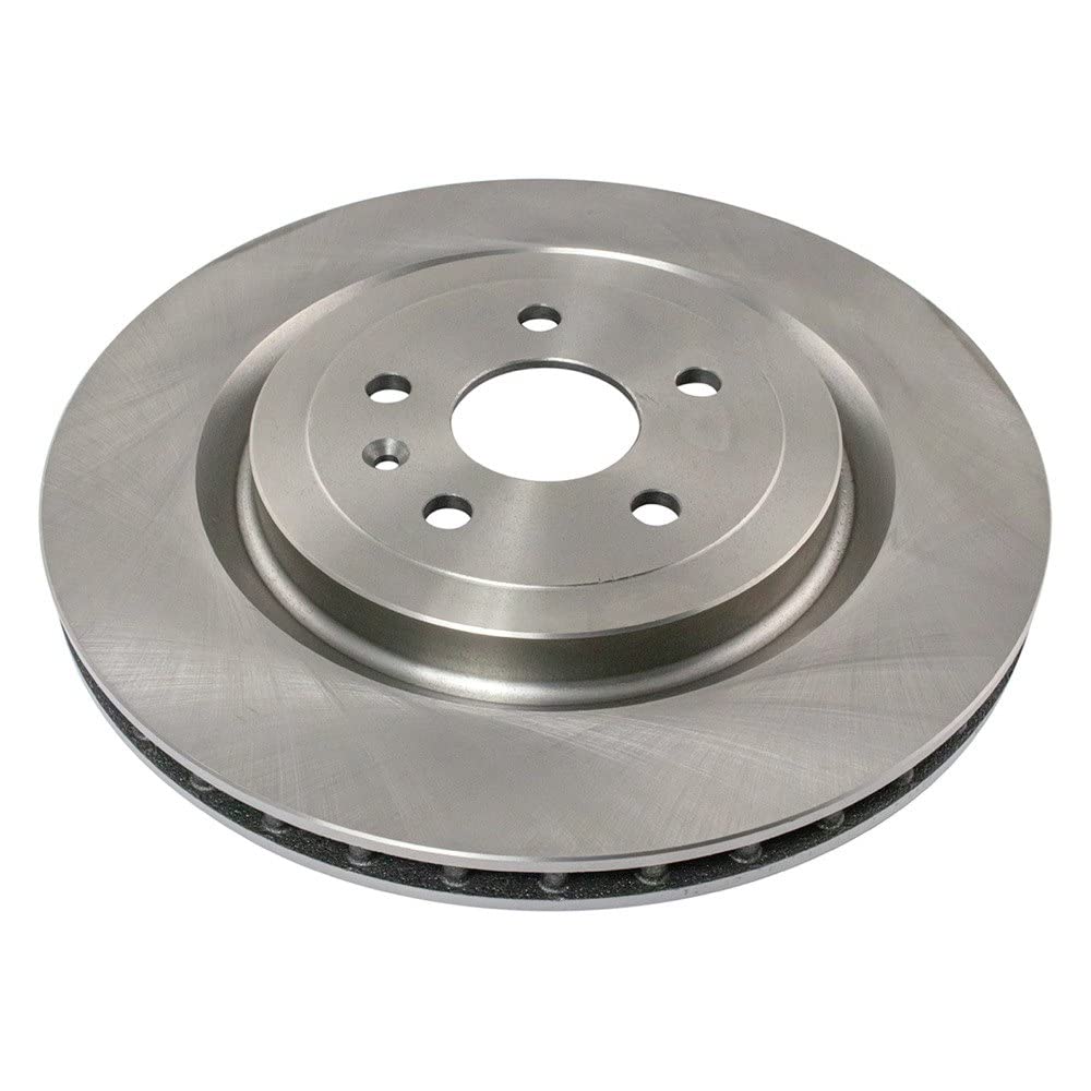 Trq Rear Brake Rotors Set Vented Compatible With 2009-2019 Cadillac Cts 2010-2022 Chevrolet Camaro