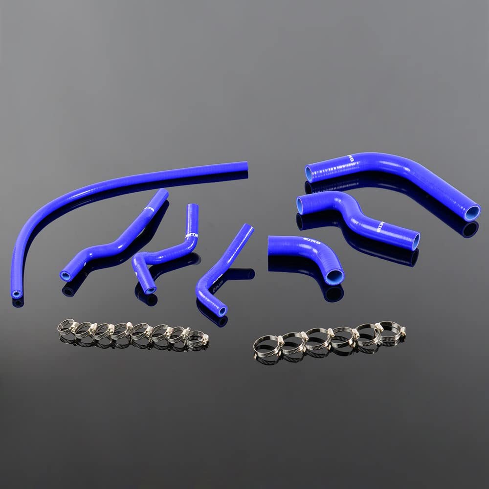 G-PLUS Silicone Radiator Heater Hose Compatible With 1986-1995 Suzuki Samurai Blue