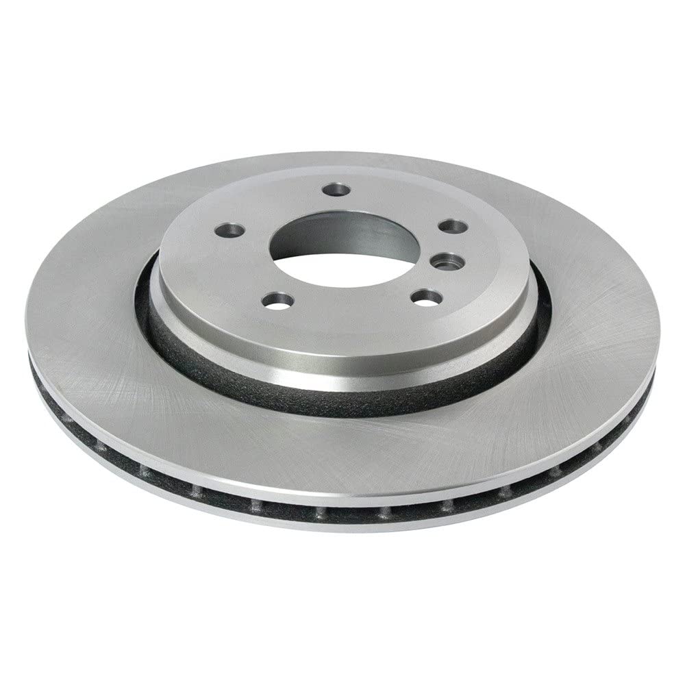 Trq Rear Brake Rotors Set Vented Compatible With 2001-2006 Bmw 330Ci 2001-2005 330I 330Xi