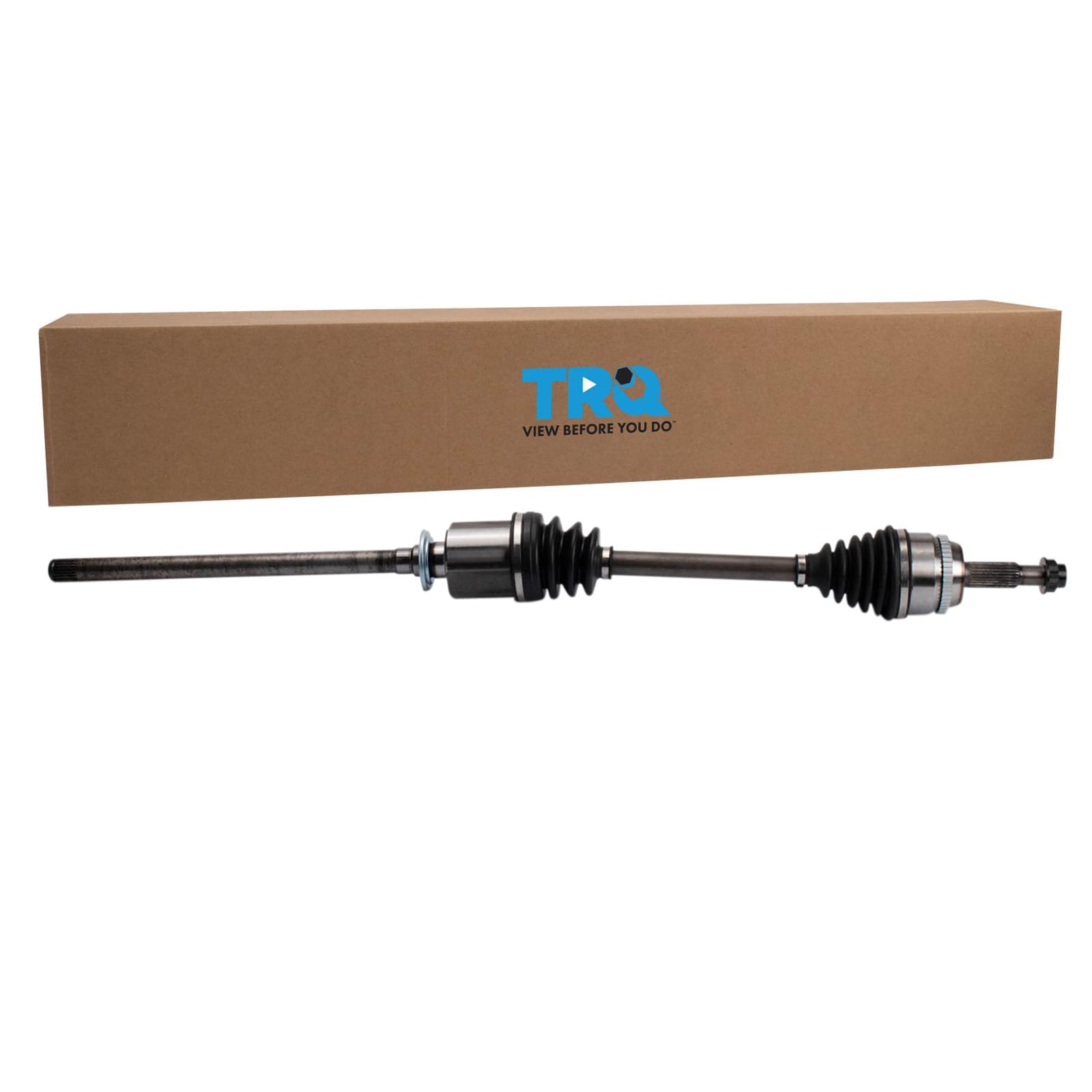 Trq Front Right Cv Axle Shaft Assembly Passenger Side Compatible With 2008-2013 Toyota Highlander