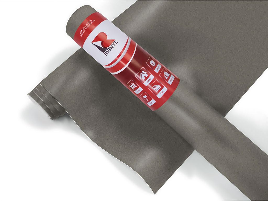 3M 2080 Series M211 Matte Charcoal Metallic - 5Ft X 6 '' - 2.5Sq Ft - Dual Cast Lustrous Vinyl Car Wrapping Film - Bubble Free V