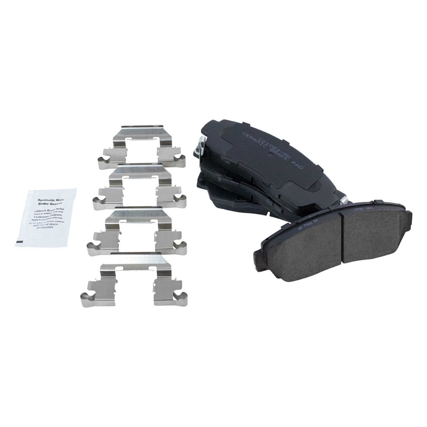 Trq Front And Rear Brake Pad & Rotor Kit Brake Pads Brake Rotor Ceramic Compatible With 2010-2012 Acura Rdx 2007-2011 Honda Cr-V