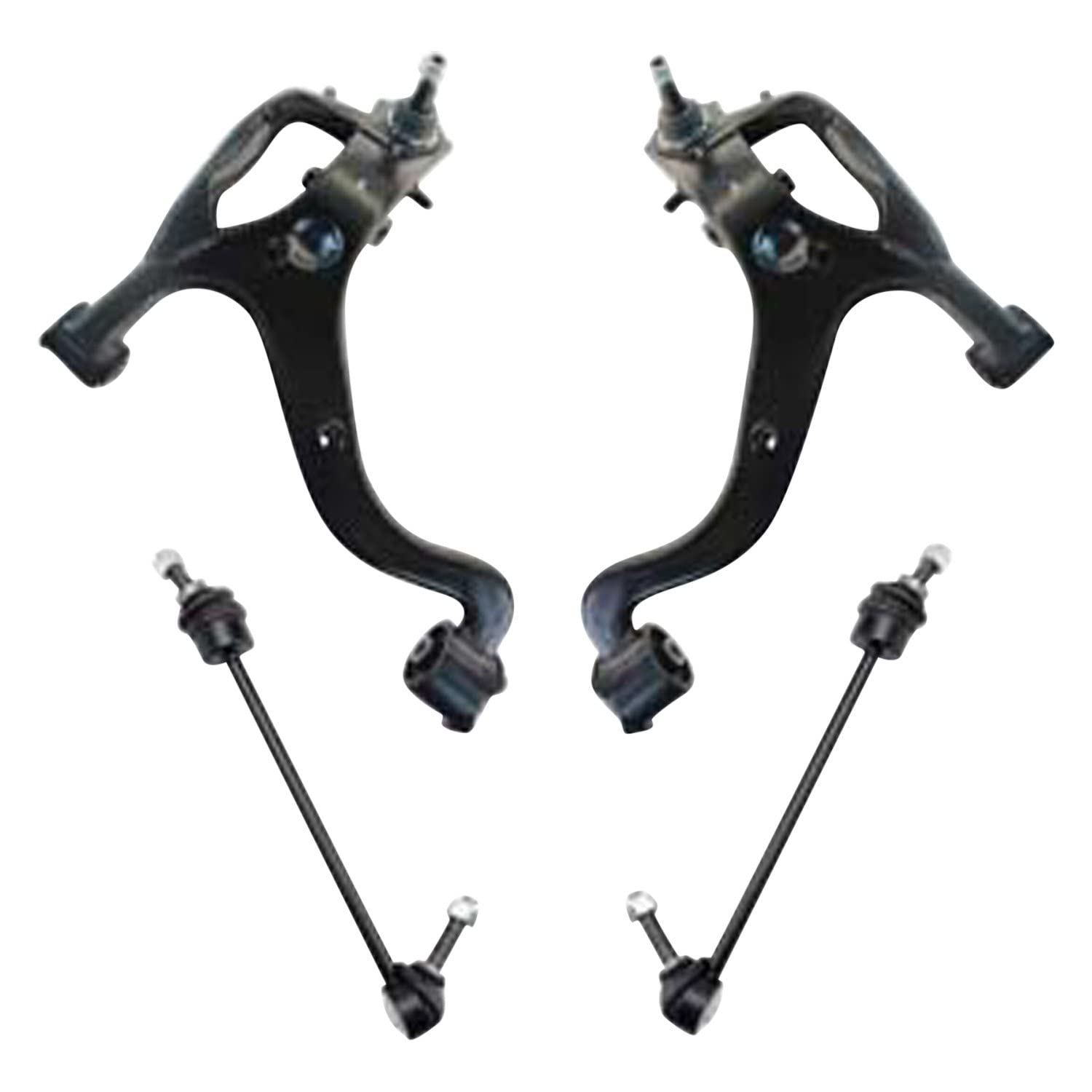 Trq Front Suspension Kit Control Arm With Ball Joint Sway Bar Stabilizer Link Compatible With 2005-2009 Land Rover Lr3 2010-2016