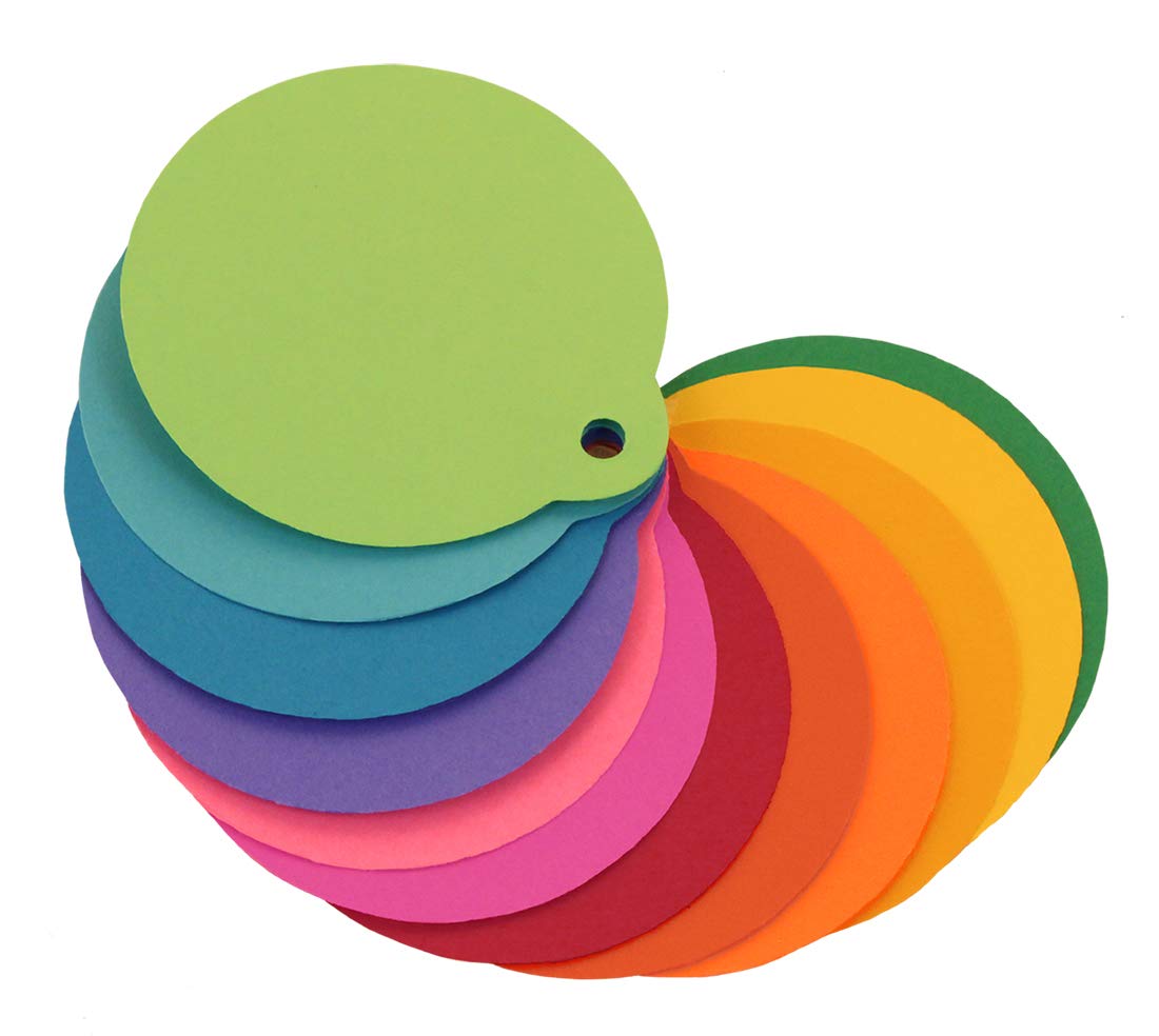Hygloss Pre-Cut Ornament Shapes For Diy Holiday Arts And Crafts, Christmas Trees, Gifts Tags Bright Cardstock-3-Inches-100, 100