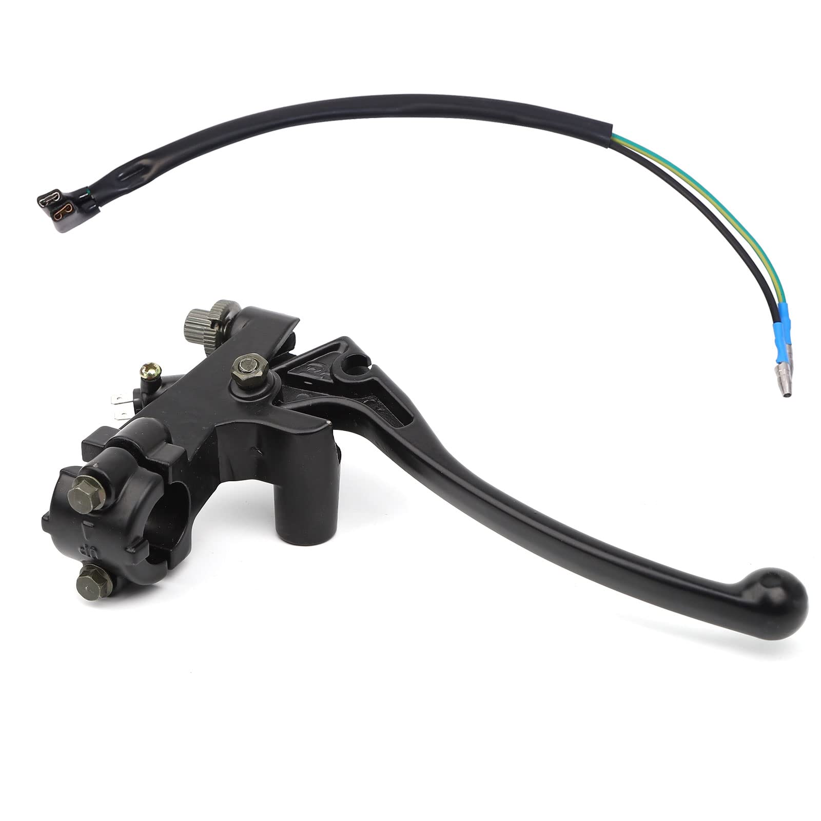 Motorcycle Levers 7/8' Universal Black Left Brake Lever With M10 Mirror Mount Clutch Brake Handle Perch For Honda Msx125 Ssr 125Cc Mini Dirt Bike Clutch Lever Brake Lever Pit Dirt Bike Parts