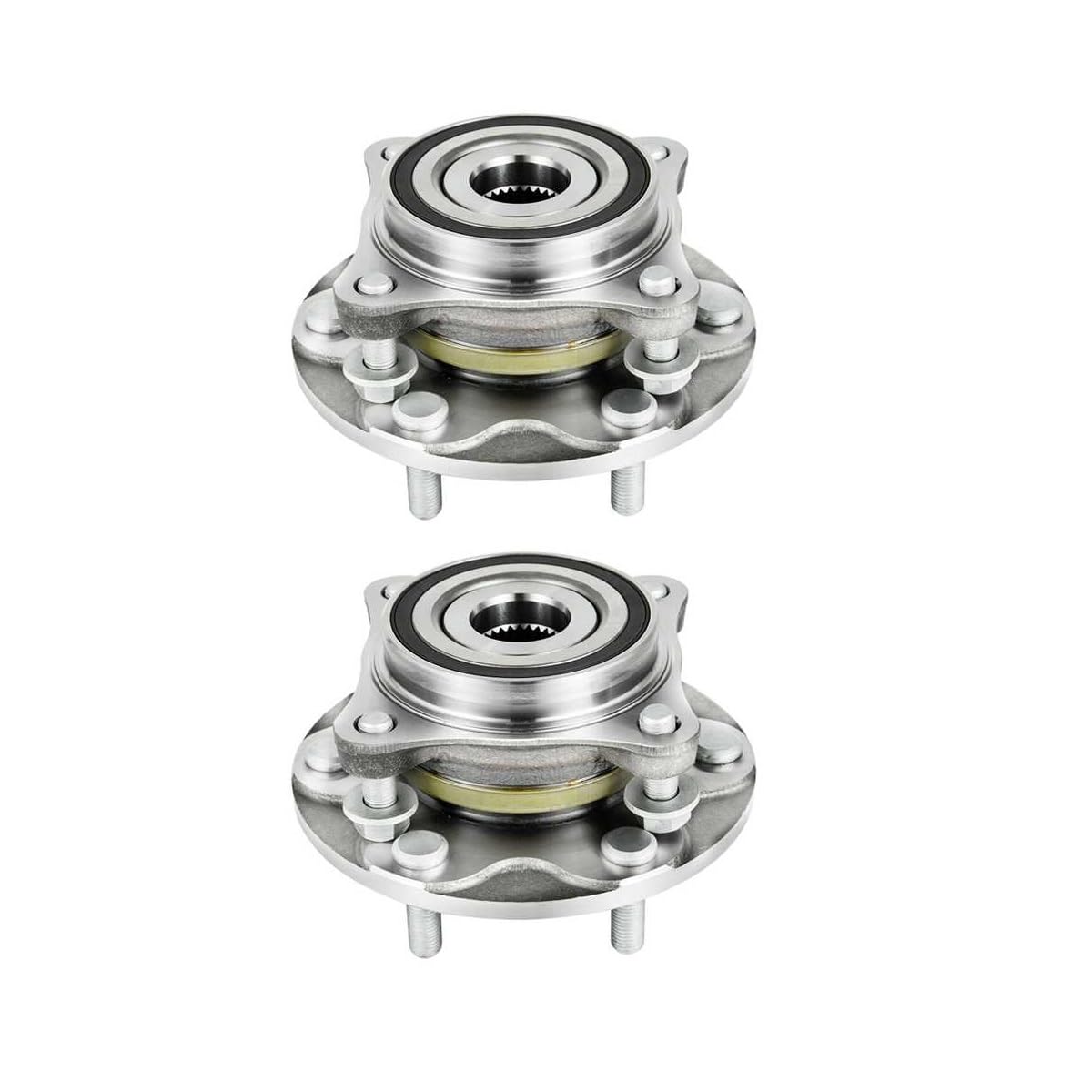 Autoshack Front Wheel Hub Bearing Pair Of 2 Driver And Passenger Side Replacement For Lexus Gx470 2010-2018 Gx460 2003-2018 Toyota 4Runner 2005-2018 Tacoma 2007-2014 Fj Cruiser 4Wd 6-Lug Hb1050003Pr