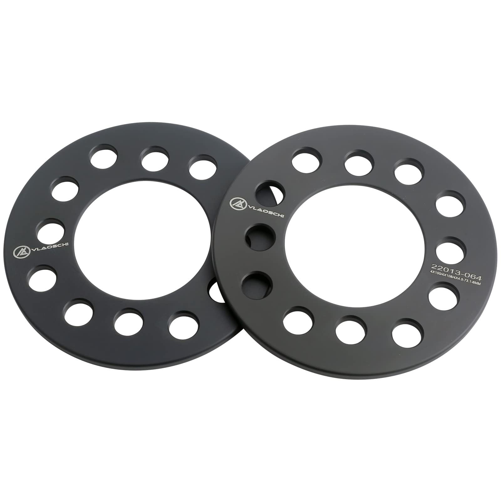 Vlaoschi Black Forged 4X100 4X108 4X114.3 4X4.5 Universal Wheel Spacers 1/4 Inch (6Mm) Compatible With Honda-Acura-Mitsubishi 4 