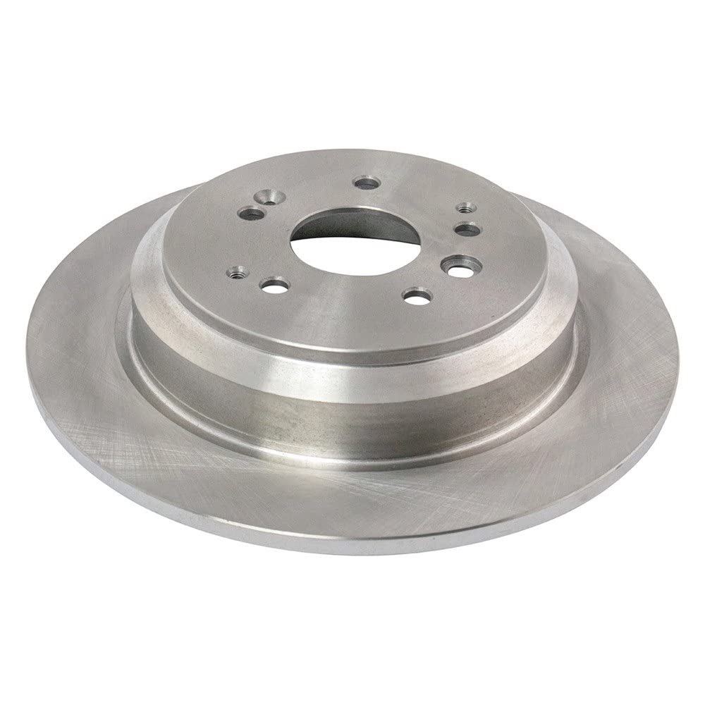Trq Rear Brake Rotors Set Solid Compatible With 2014-2016 Acura Mdx