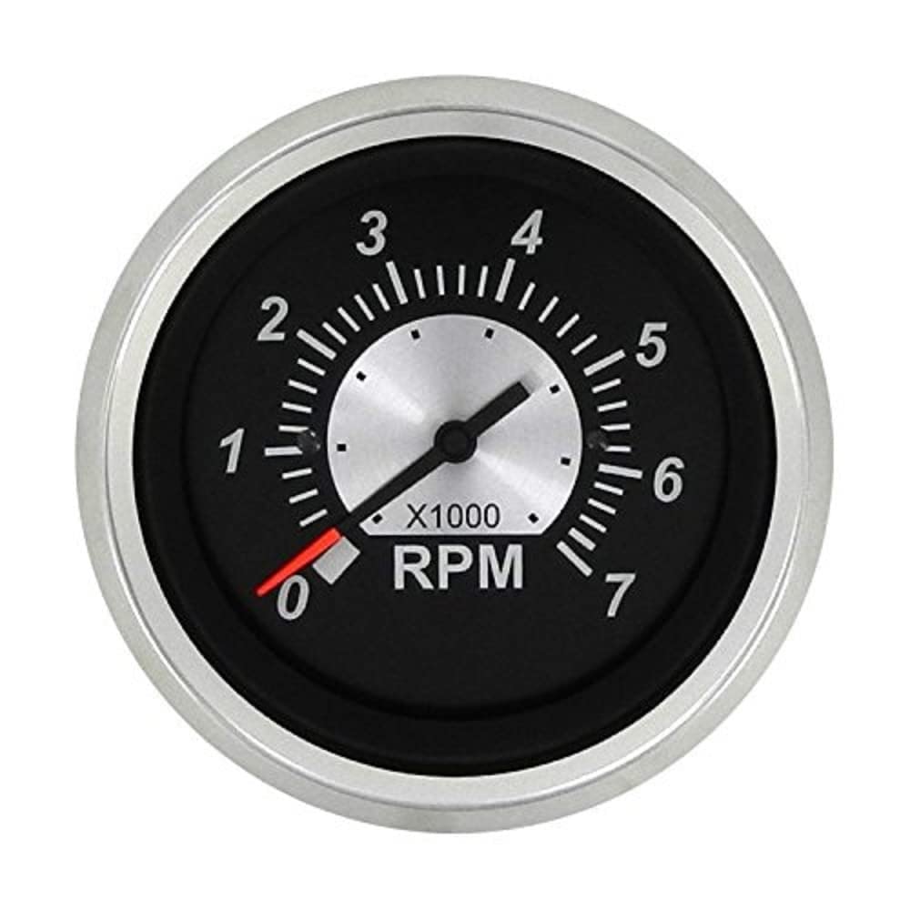 Sierra International 67363P Sterling Tachometer For O/B And 4 Cycle Gas Engines, 3'', Black