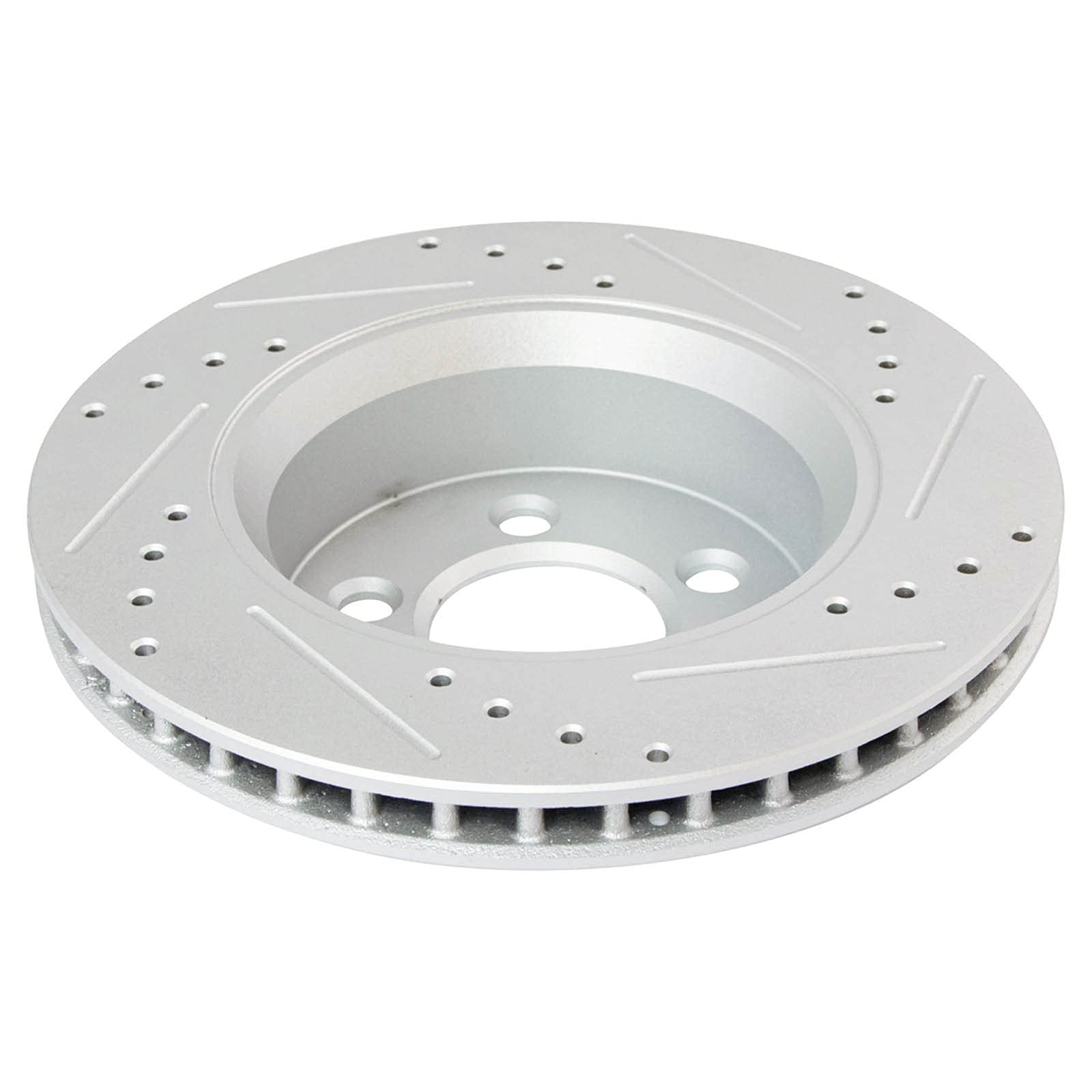 Trq Front Performance Brake Rotors Set Premium G-Coated Cross Drilled & Slotted Compatible With 2007-2011 Dodge Nitro 2008-2012