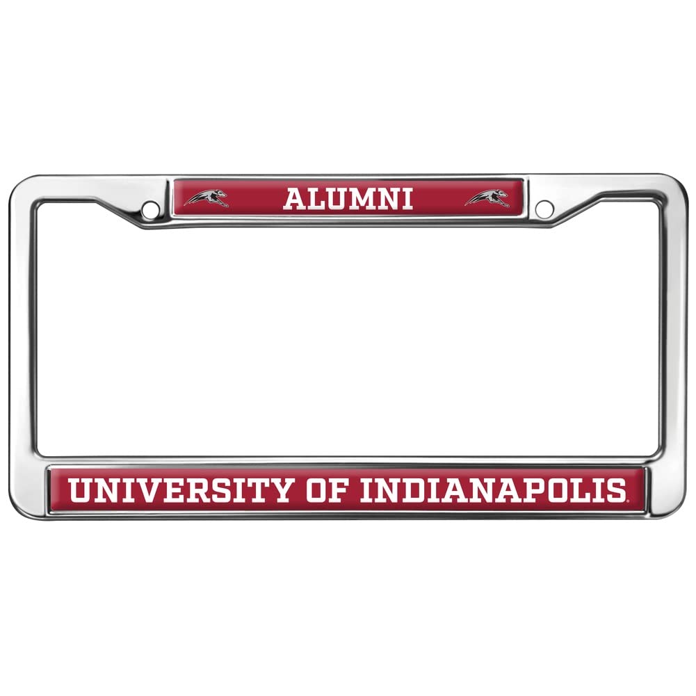 University of Indianapolis Alumni Logo Full Size Standard License Plate Metal Frame