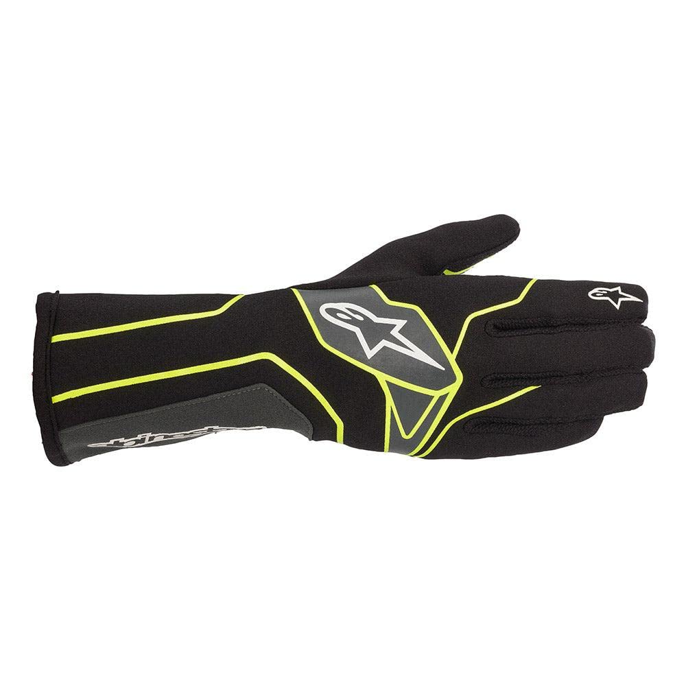Alpinestars Tech-1 K V2 Karting Gloves - Size XXLarge - Black/Yellow/Anthracite (3551720-1501-2XL)