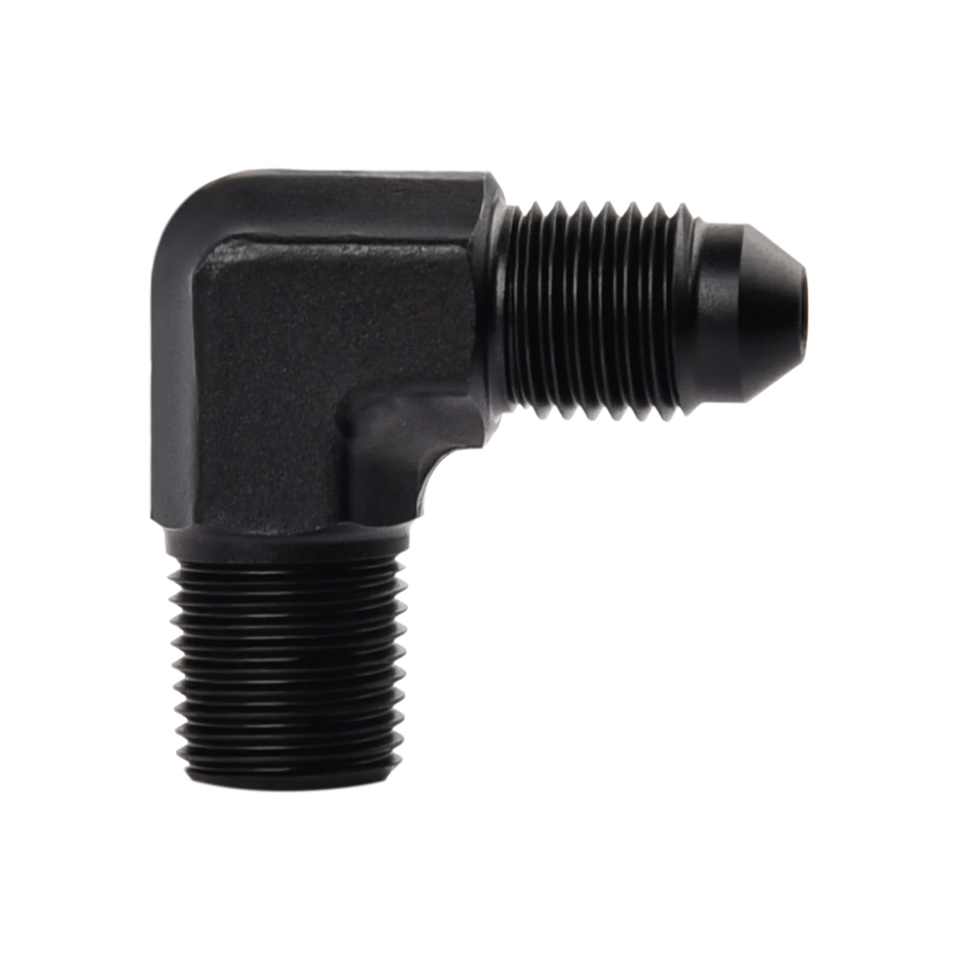 Evil Energy 3An To 1/8'' Npt Male 90 Degree Fitting Aluminum Balck