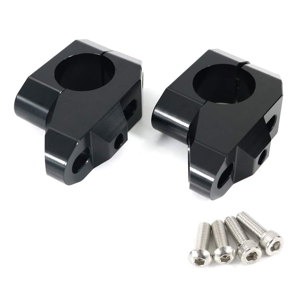 Xitomer 1'' 25.4mm Handlebar Risers 1 inch With Clamps, Fit for Shadow 600/750, XV1700 96-10 / XVZ1300, M50, Motorcycle ATV Dirt